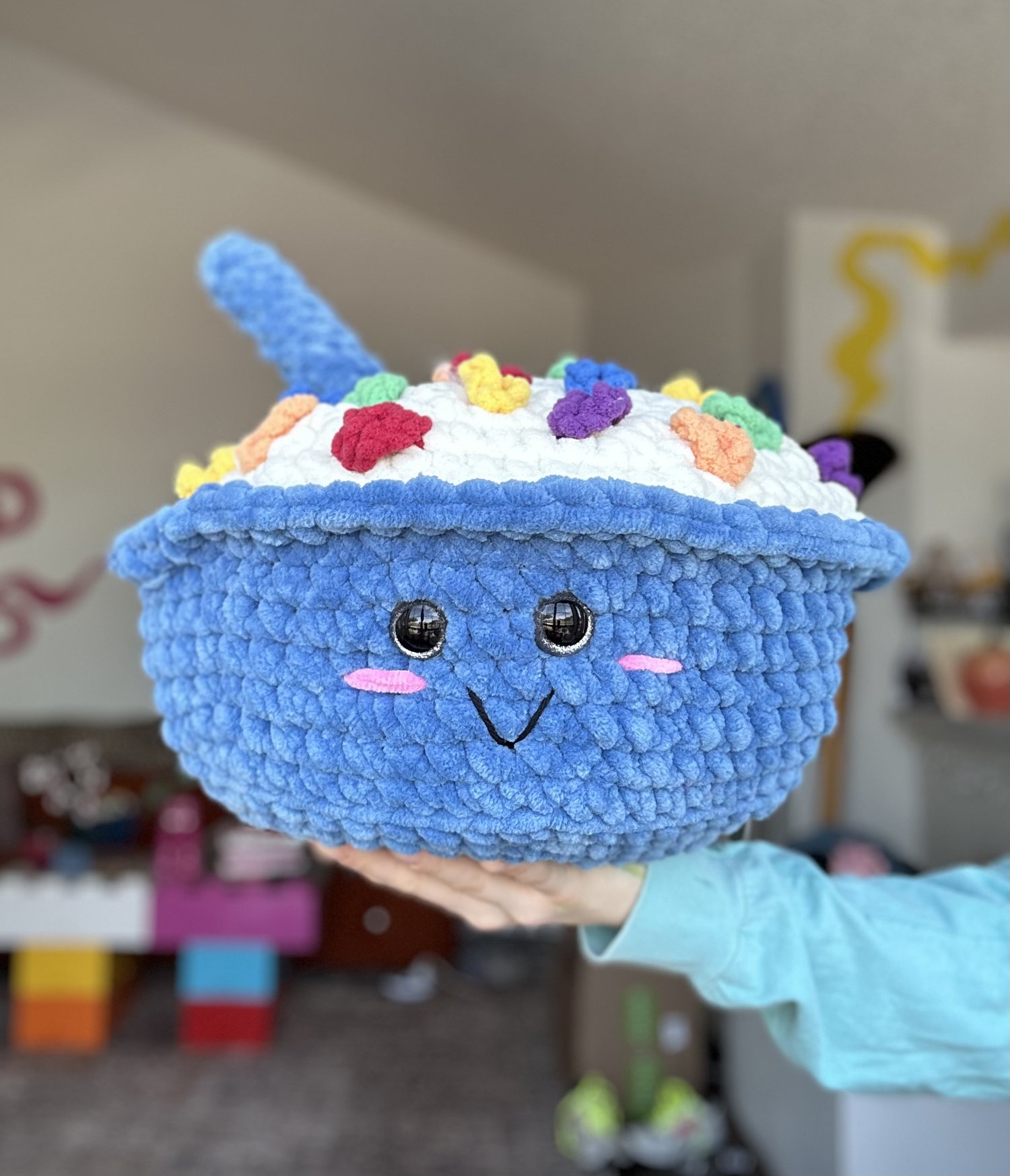 PDF Froot Loop Cereal Bowl Crochet Pattern — Kaarin Joy Crochet